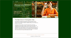 Desktop Screenshot of evergreendonut.com